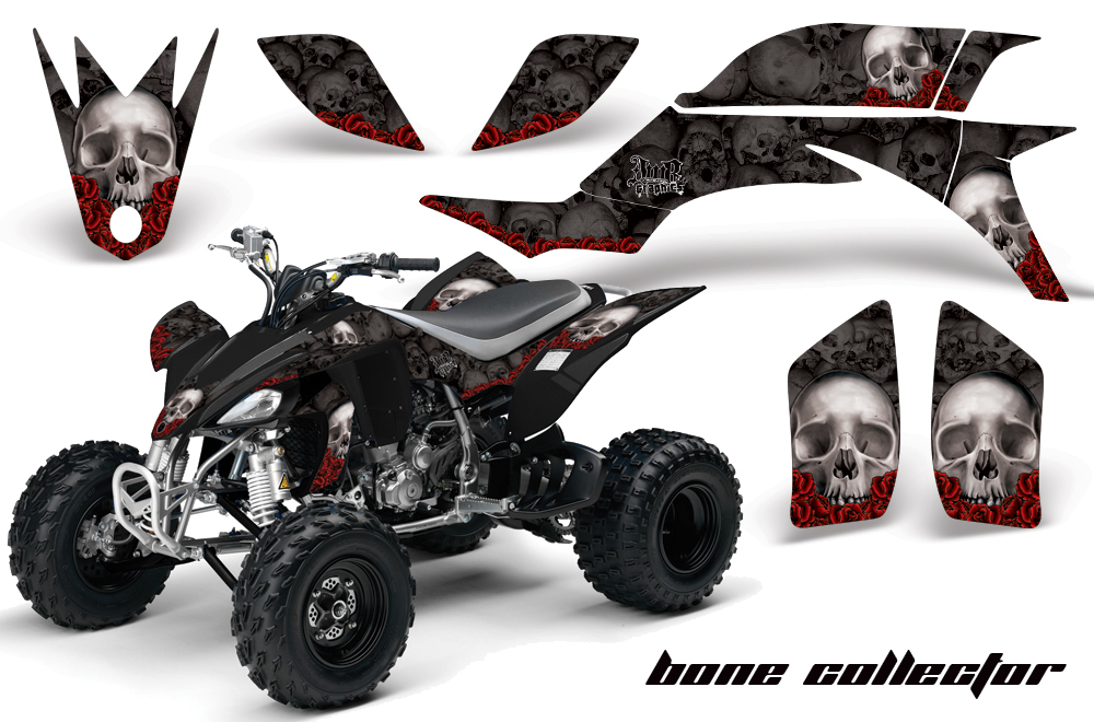 Yamaha YFZ450 04-08 Graphics BoneCollector Black